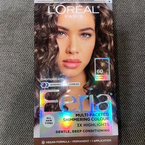 NWT Oreal Paris® Feria 60 Crystal Brown Hi-LiftBrown Hair Color Kit